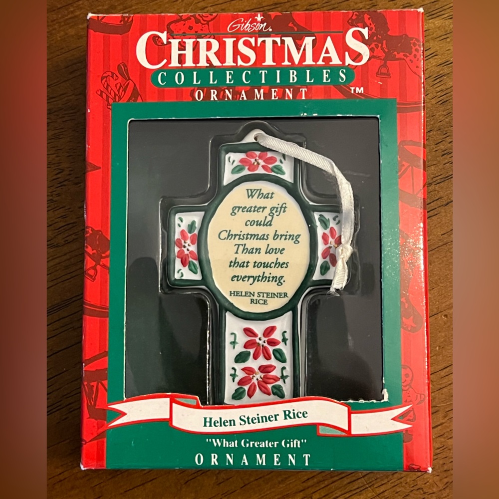 Gibson Christmas Collectible Ornament